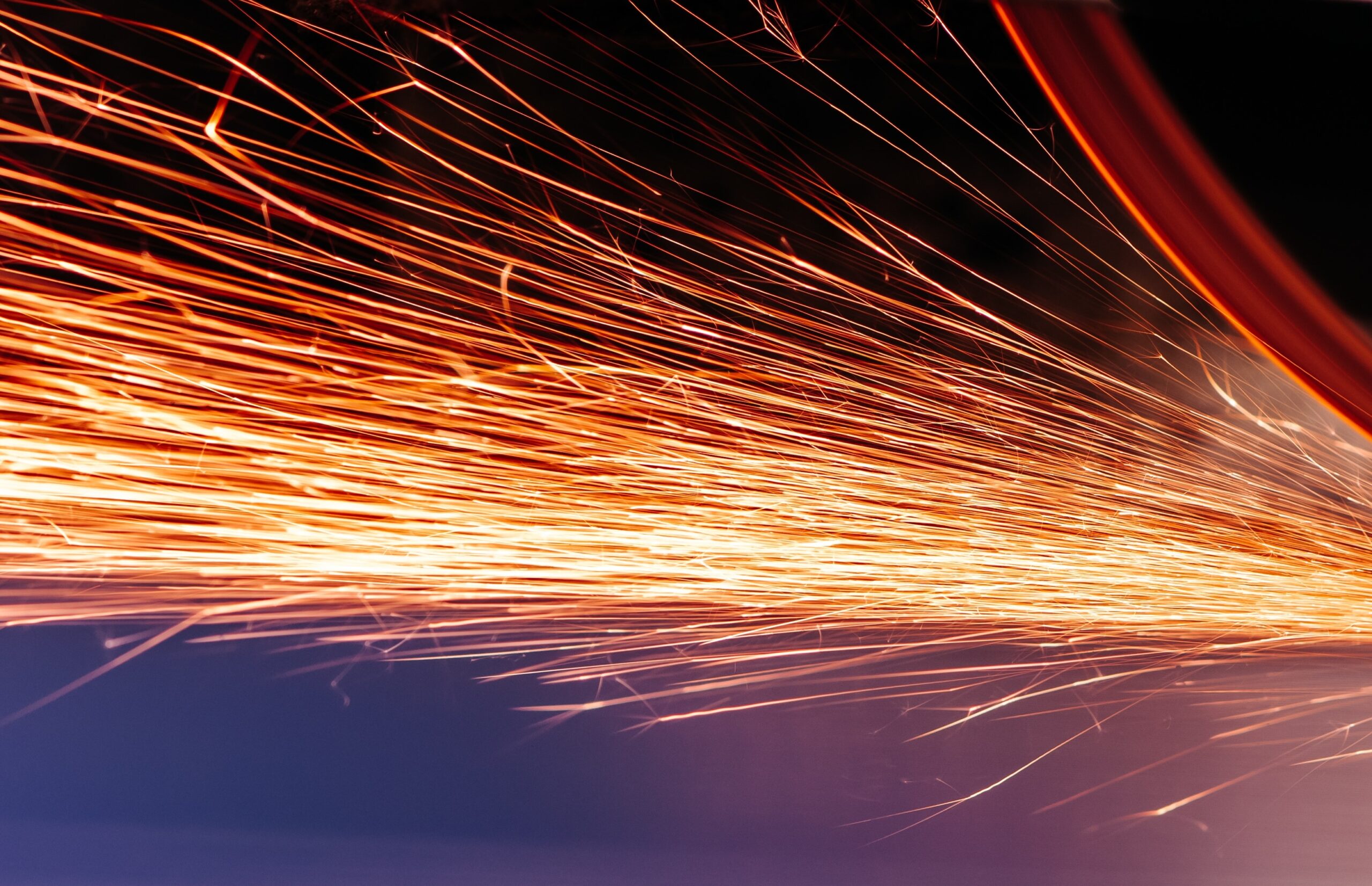 spark-electric-orange-energy-wallpaper